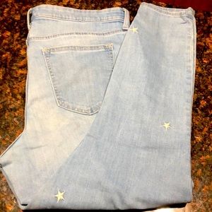 Gap Star Embroidered Jeans